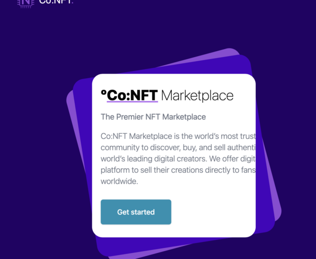 Co:NFT | Full-Stack NFT Marketplace Design & Development